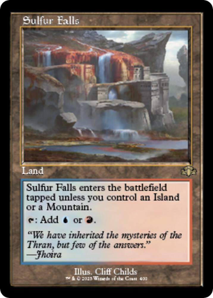Sulfur Falls (Retro Frame) [Dominaria Remastered] 400