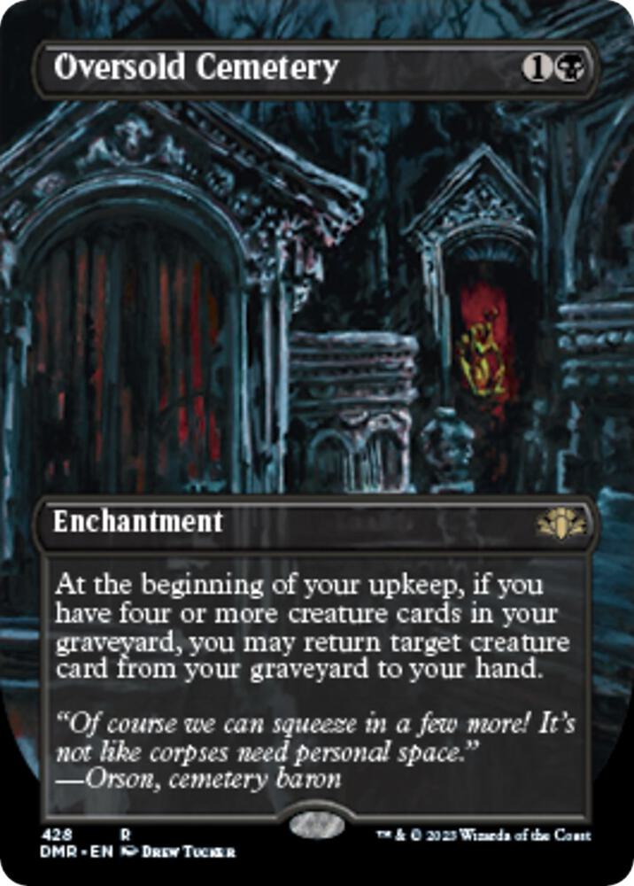 Oversold Cemetery (Borderless) [Dominaria Remastered] 428