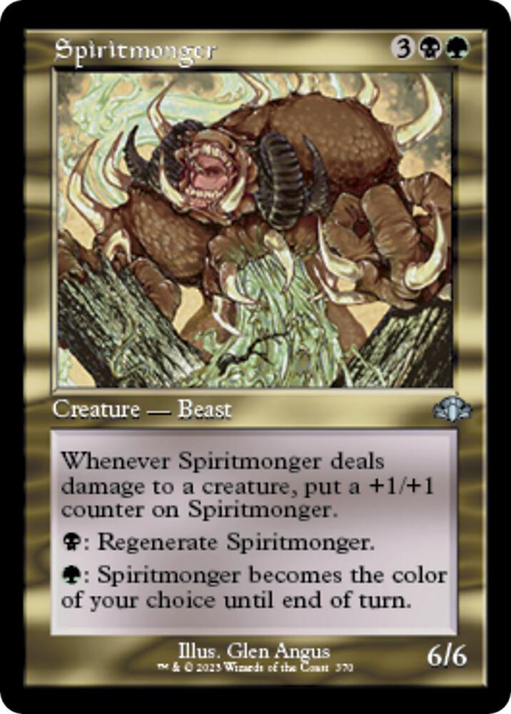 Spiritmonger (Retro Frame) [Dominaria Remastered] 370