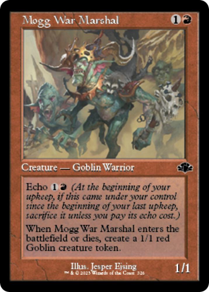 Mogg War Marshal (Retro Frame) [Dominaria Remastered] 326