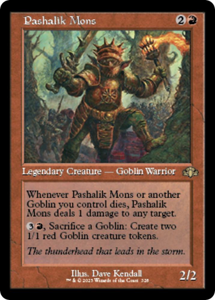 Pashalik Mons (Retro Frame) [Dominaria Remastered] 328