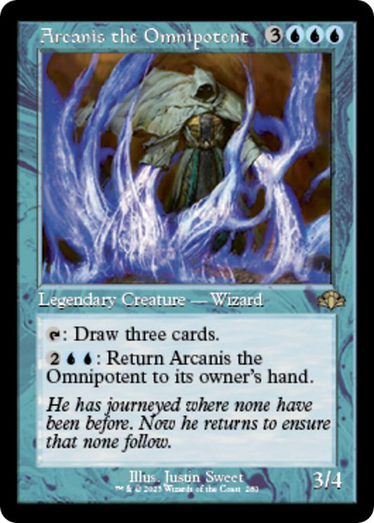 Arcanis the Omnipotent (Retro Frame) [Dominaria Remastered] 280