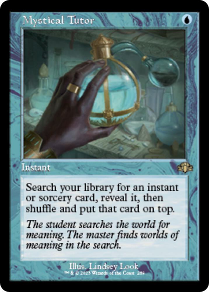 Mystical Tutor (Retro Frame) [Dominaria Remastered] 289