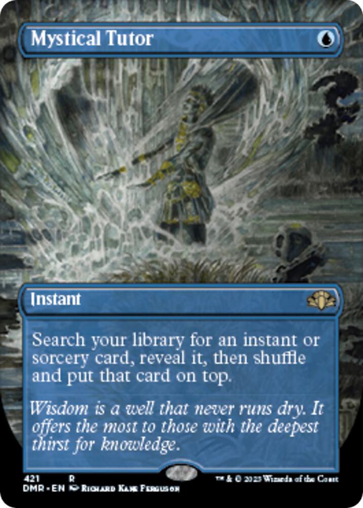 Mystical Tutor (Borderless) [Dominaria Remastered] 421