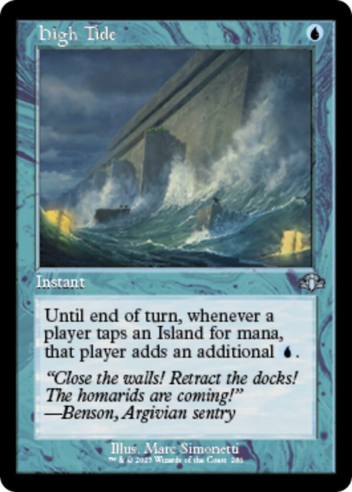 High Tide (Retro Frame) [Dominaria Remastered] 286
