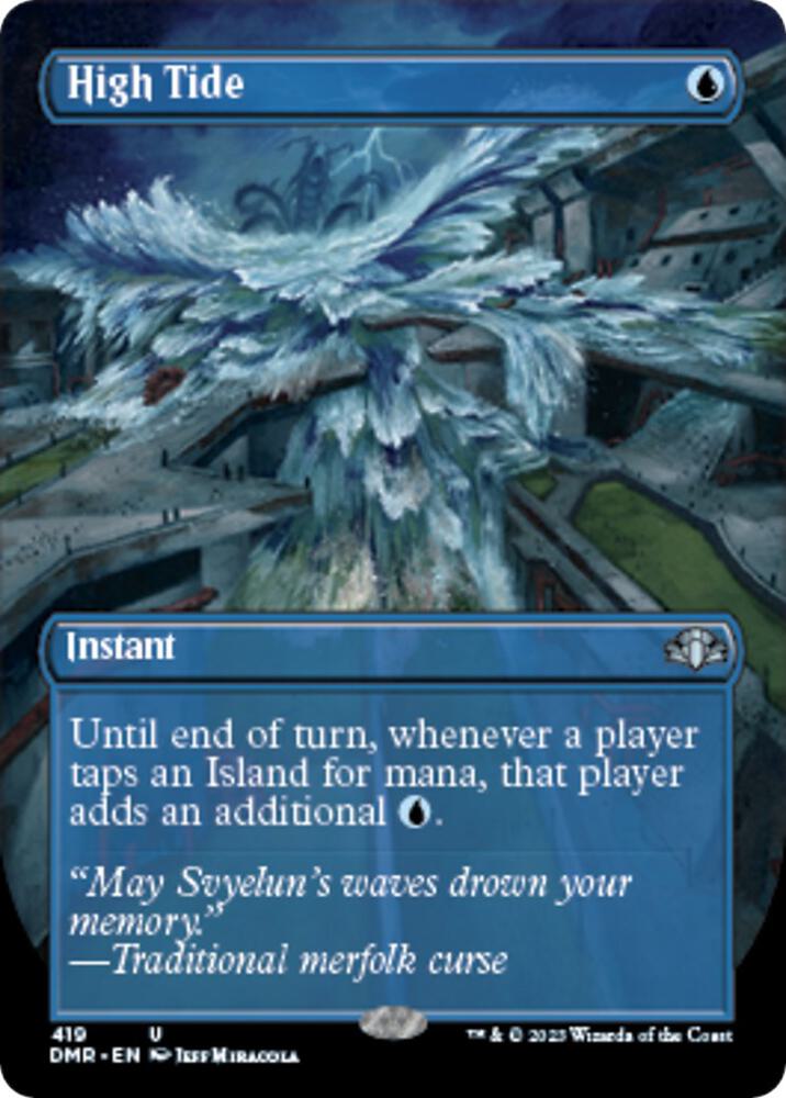 High Tide (Borderless) [Dominaria Remastered] 419
