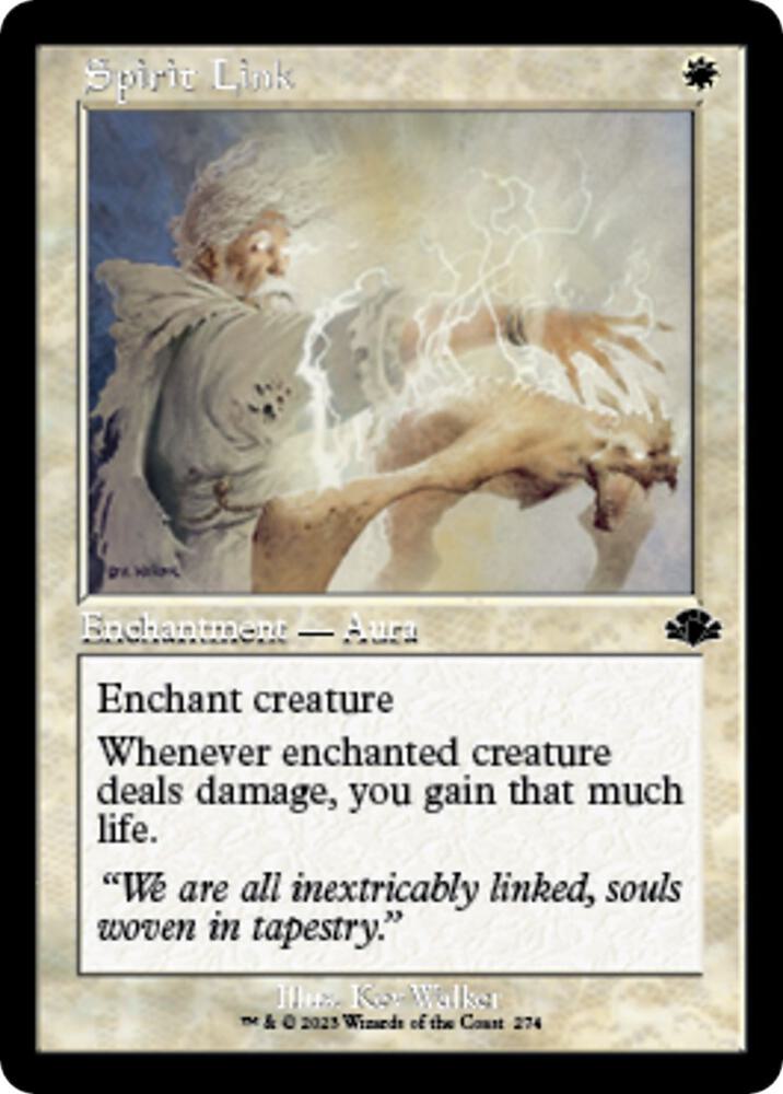 Spirit Link (Retro Frame) [Dominaria Remastered] 274