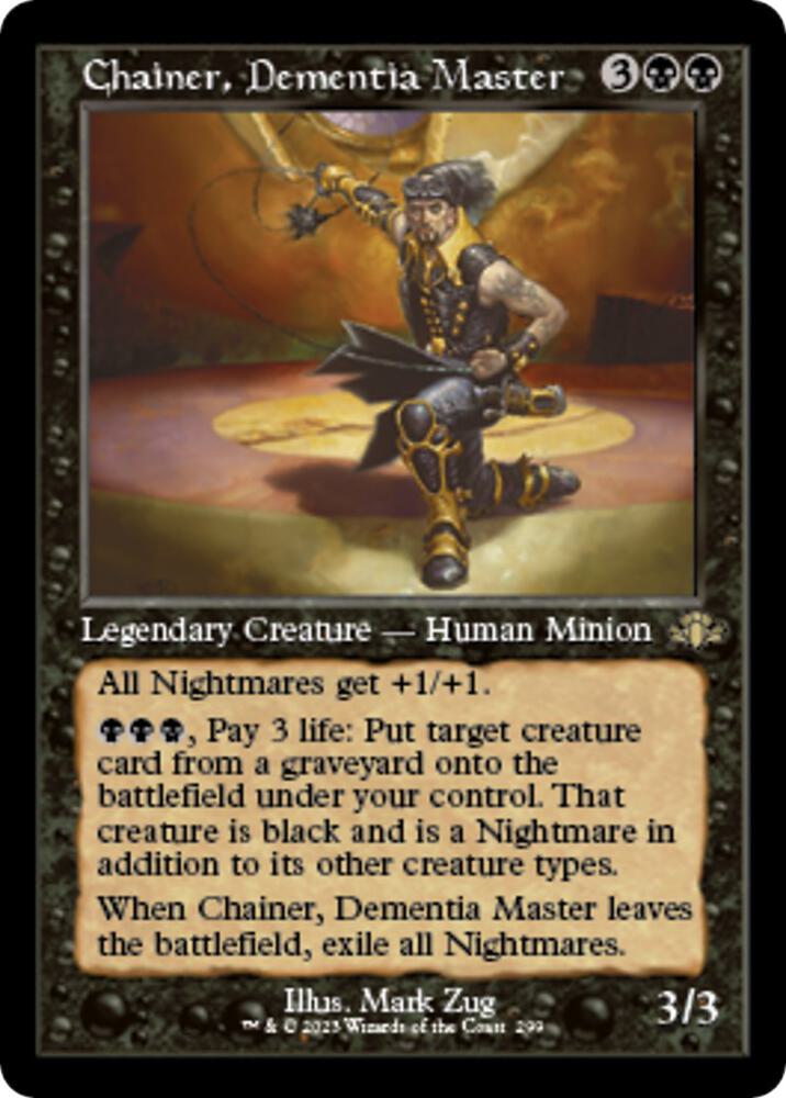 Chainer, Dementia Master (Retro Frame) [Dominaria Remastered] 299