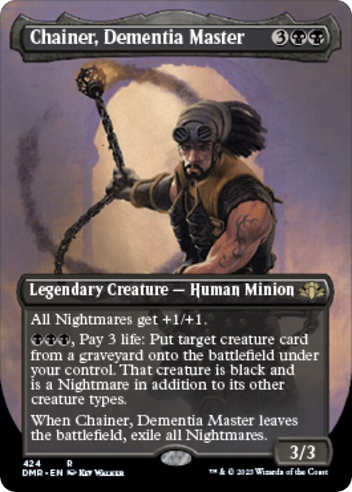 Chainer, Dementia Master (Borderless) [Dominaria Remastered] 424