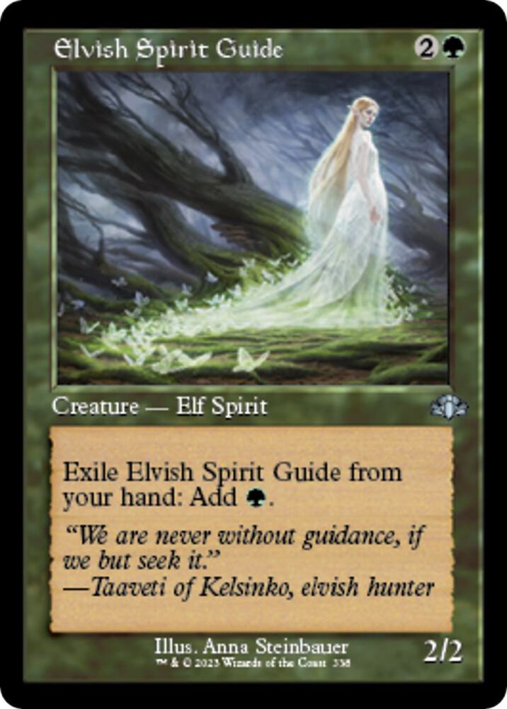 Elvish Spirit Guide (Retro Frame) [Dominaria Remastered] 338
