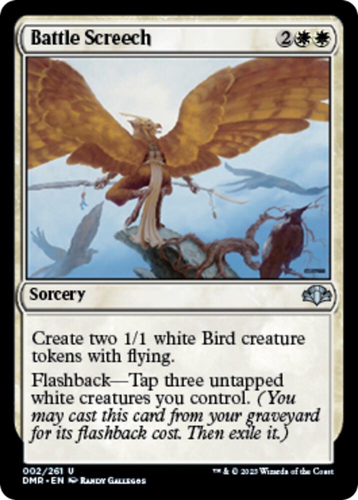Battle Screech [Dominaria Remastered] 2