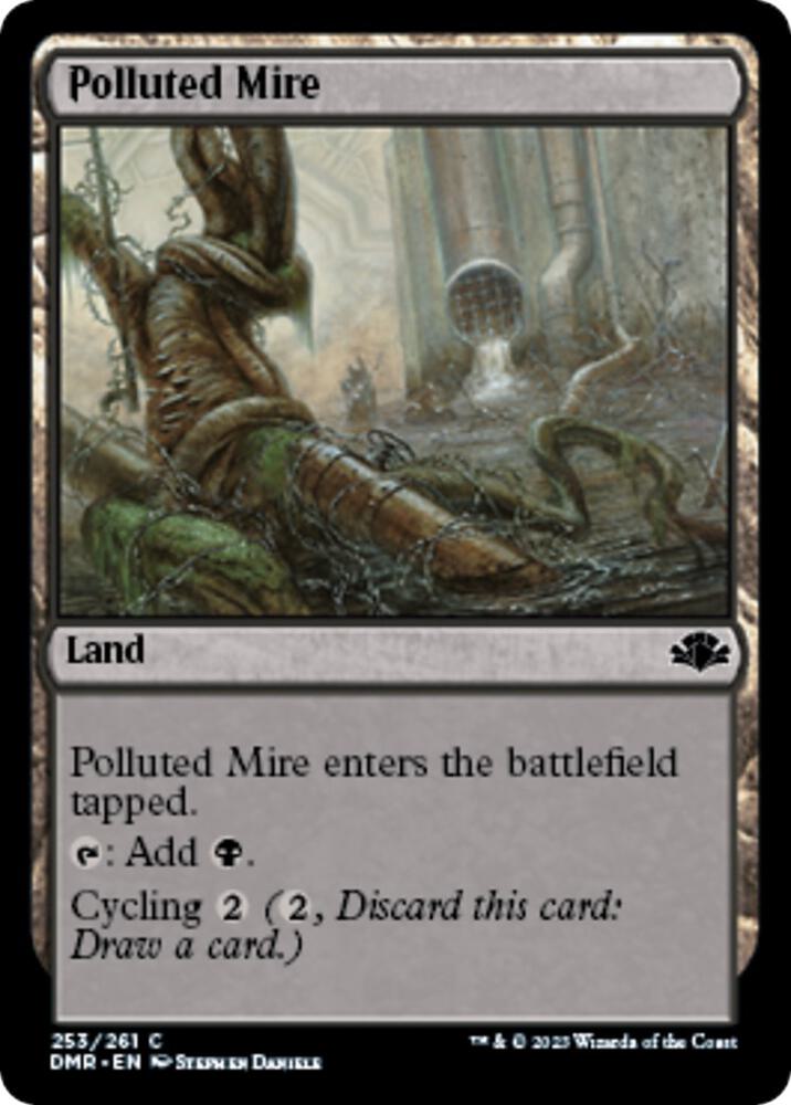 Polluted Mire [Dominaria Remastered] 253
