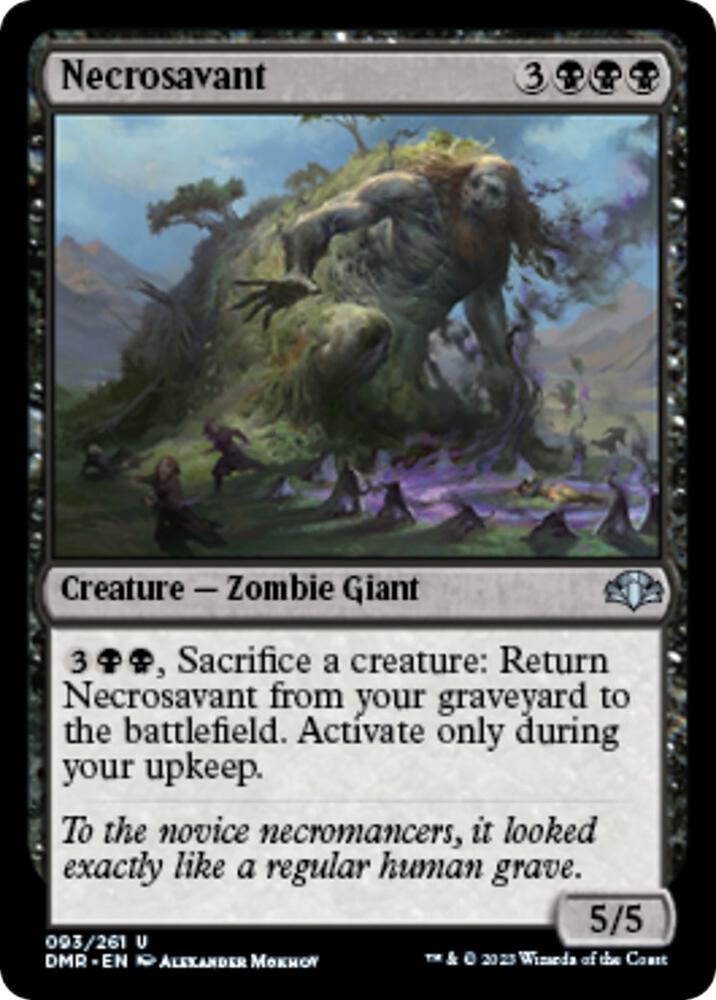 Necrosavant [Dominaria Remastered] 93