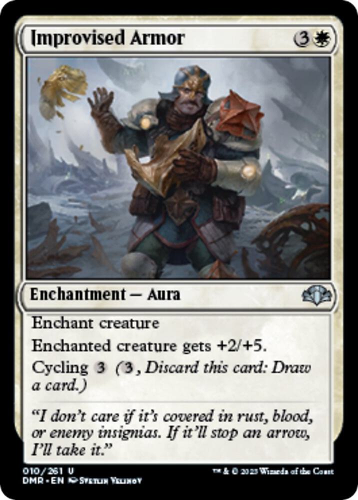 Improvised Armor [Dominaria Remastered] 10