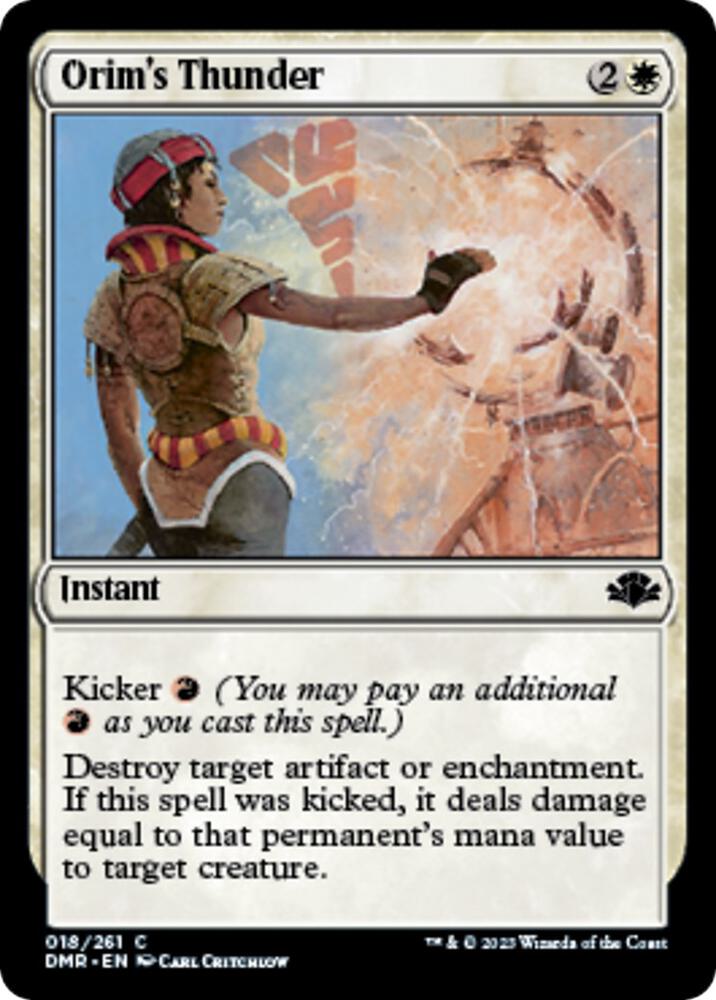Orim's Thunder [Dominaria Remastered] 18
