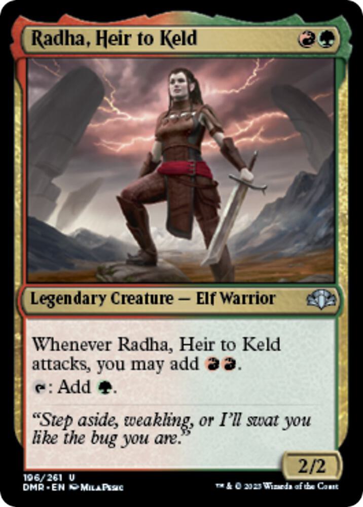 Radha, Heir to Keld [Dominaria Remastered] 196