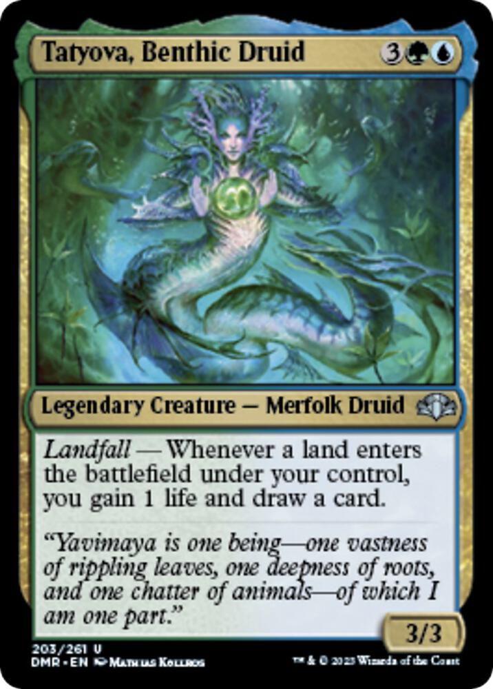 Tatyova, Benthic Druid [Dominaria Remastered] 203