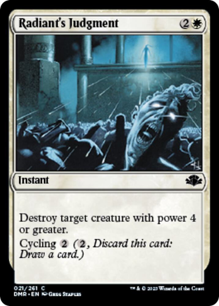 Radiant's Judgment [Dominaria Remastered] 21