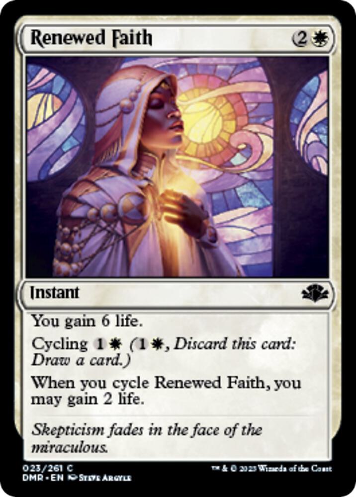 Renewed Faith [Dominaria Remastered] 23
