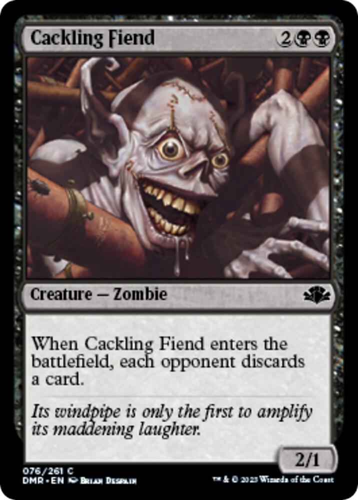 Cackling Fiend [Dominaria Remastered] 76