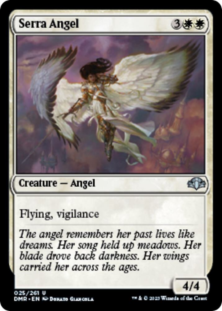 Serra Angel [Dominaria Remastered] 25