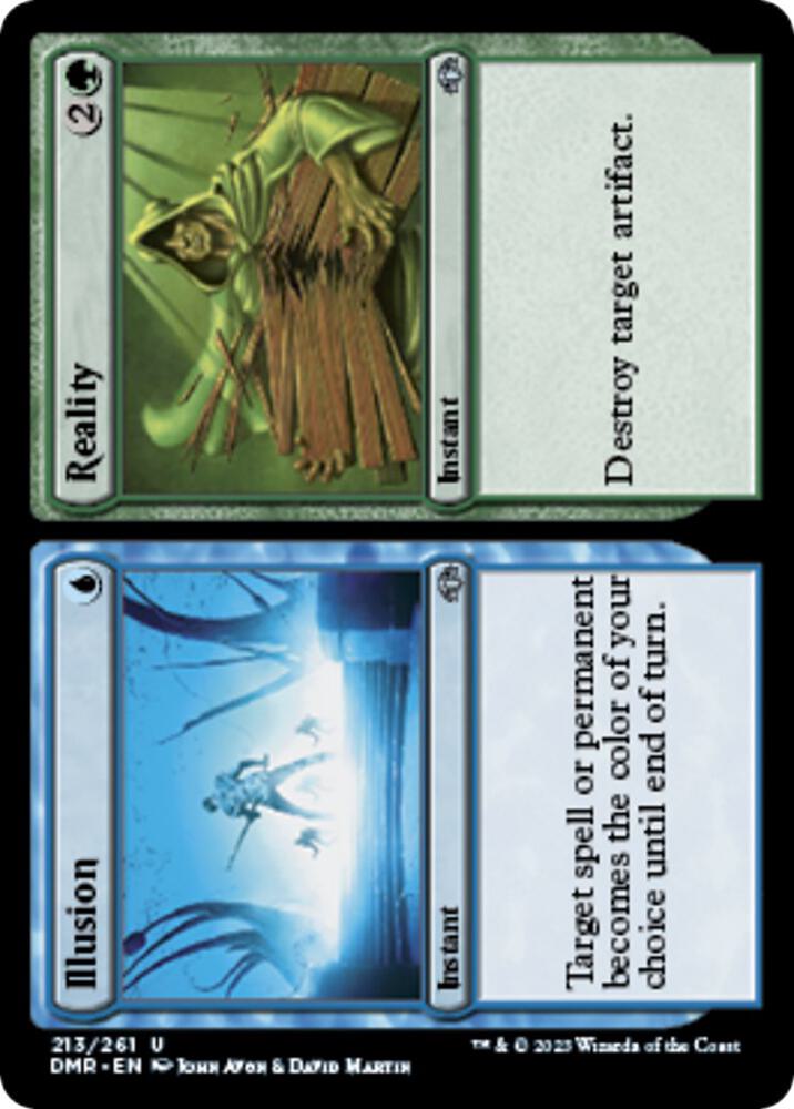 Illusion // Reality [Dominaria Remastered] 213