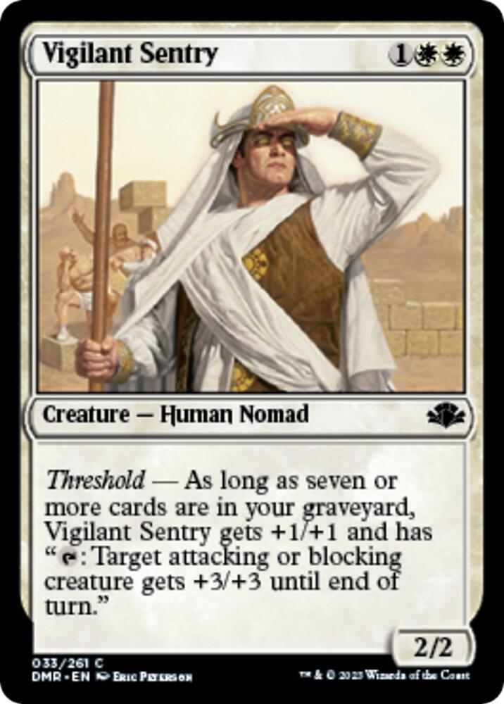 Vigilant Sentry [Dominaria Remastered] 33