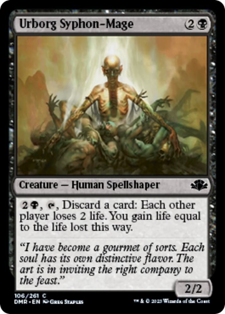 Urborg Syphon-Mage [Dominaria Remastered] 106