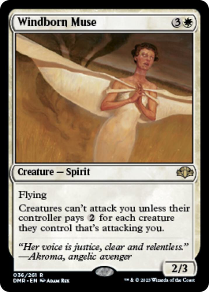 Windborn Muse [Dominaria Remastered] 36