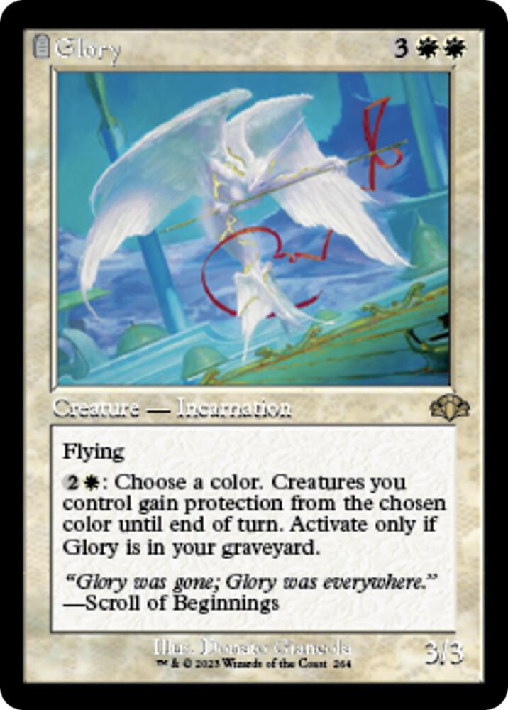 Glory (Retro Frame) [Dominaria Remastered] 264