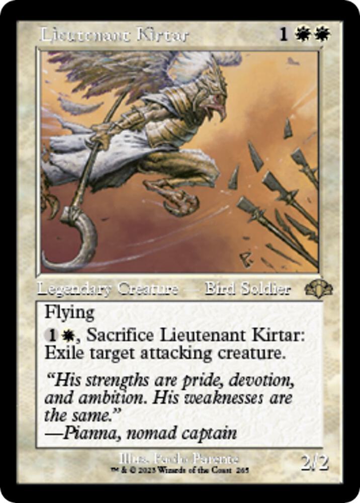 Lieutenant Kirtar (Retro Frame) [Dominaria Remastered] 265