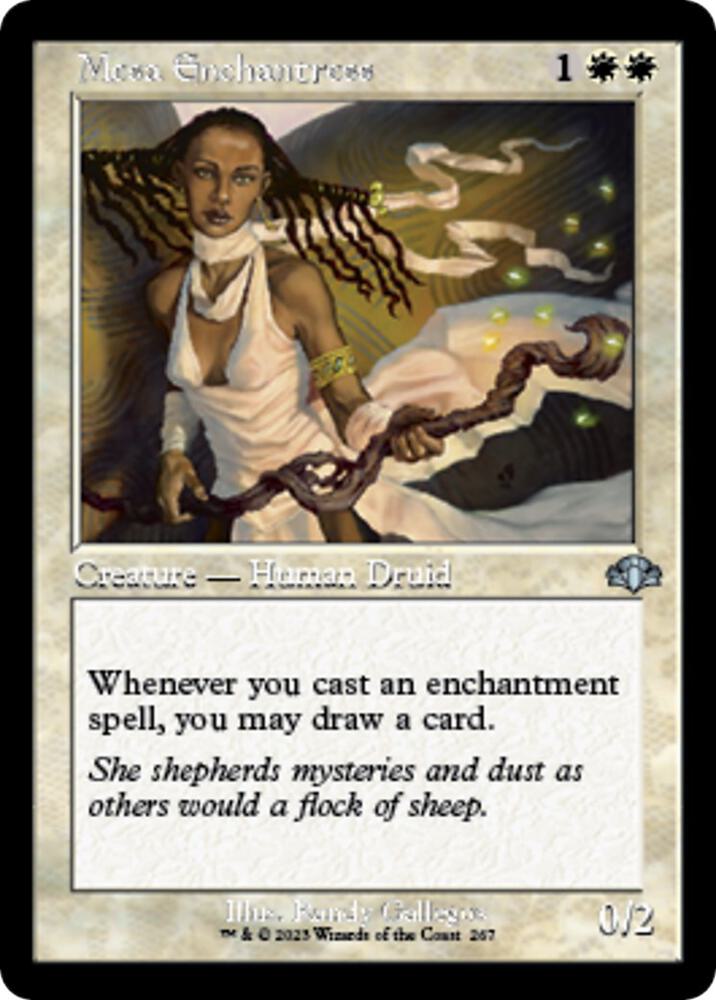 Mesa Enchantress (Retro Frame) [Dominaria Remastered] 267