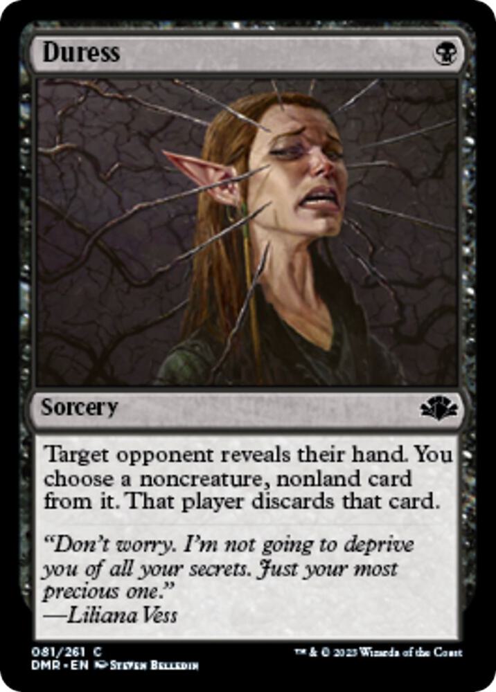 Duress [Dominaria Remastered] 81