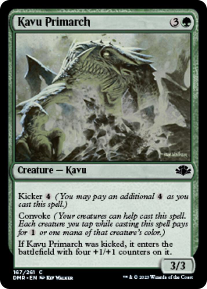 Kavu Primarch [Dominaria Remastered] 167