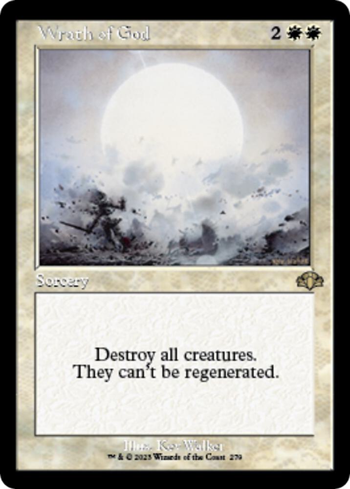 Wrath of God (Retro Frame) [Dominaria Remastered] 279