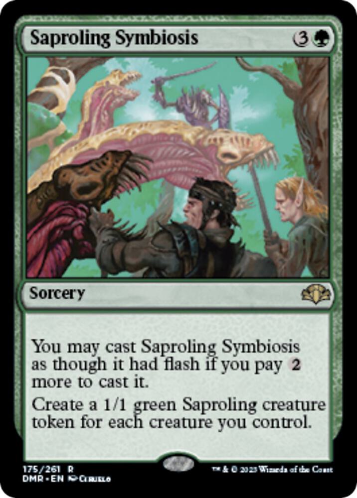 Saproling Symbiosis [Dominaria Remastered] 175