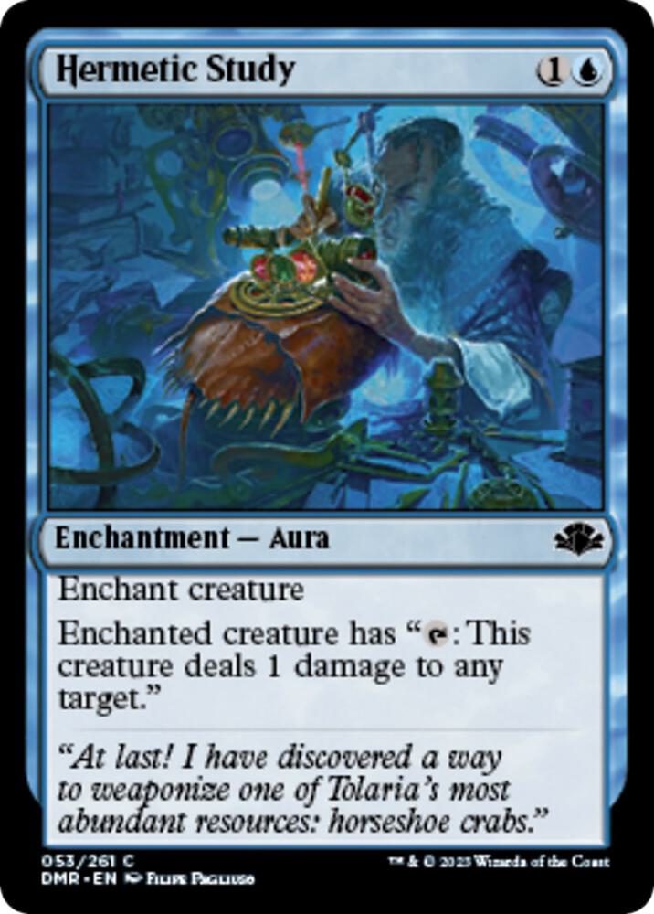 Hermetic Study [Dominaria Remastered] 53