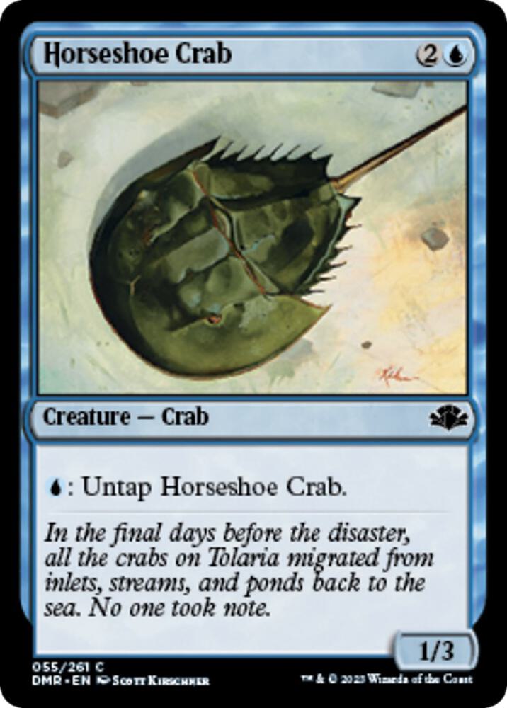 Horseshoe Crab [Dominaria Remastered] 55