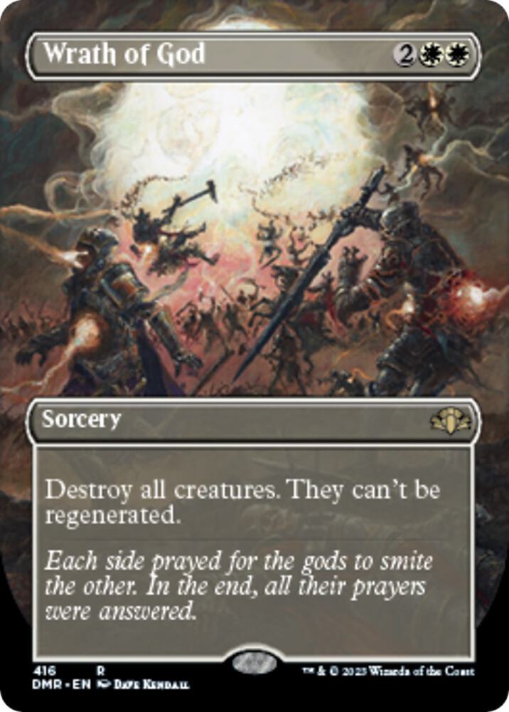 Wrath of God (Borderless) [Dominaria Remastered] 416