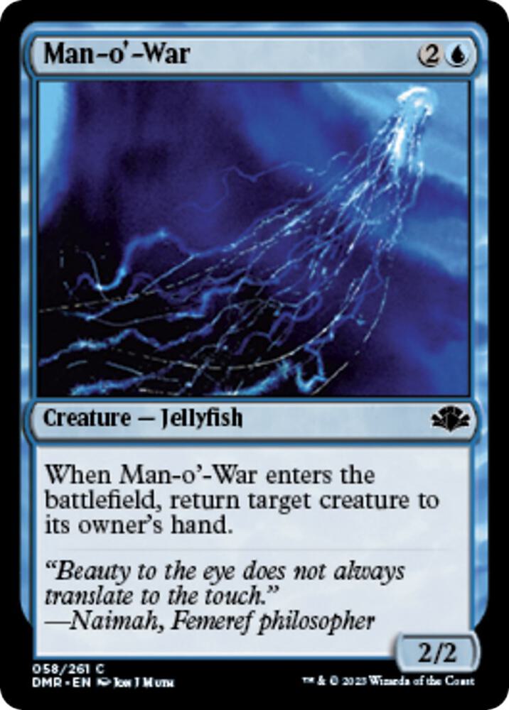Man-o'-War [Dominaria Remastered] 58
