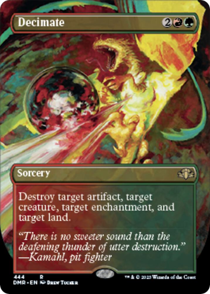 Decimate (Borderless) [Dominaria Remastered] 444