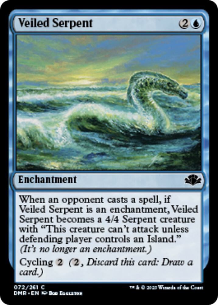 Veiled Serpent [Dominaria Remastered] 72