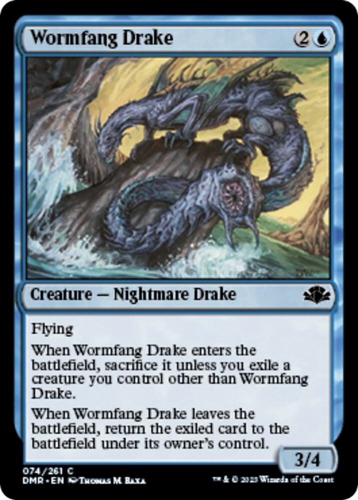 Wormfang Drake [Dominaria Remastered] 74