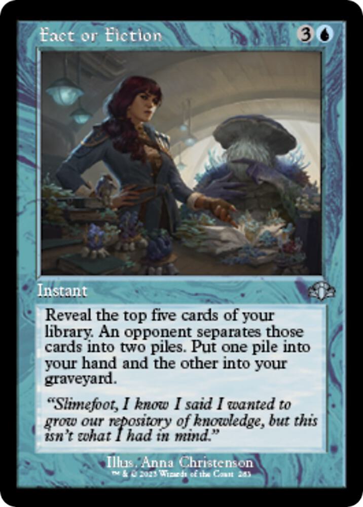 Fact or Fiction (Retro Frame) [Dominaria Remastered] 283