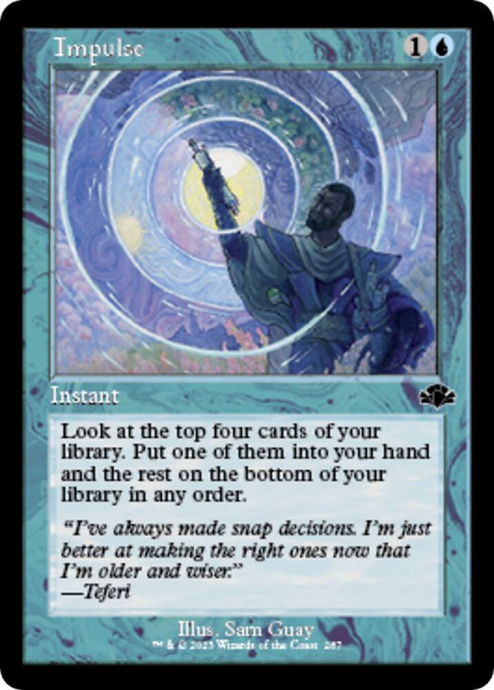 Impulse (Retro Frame) [Dominaria Remastered] 287