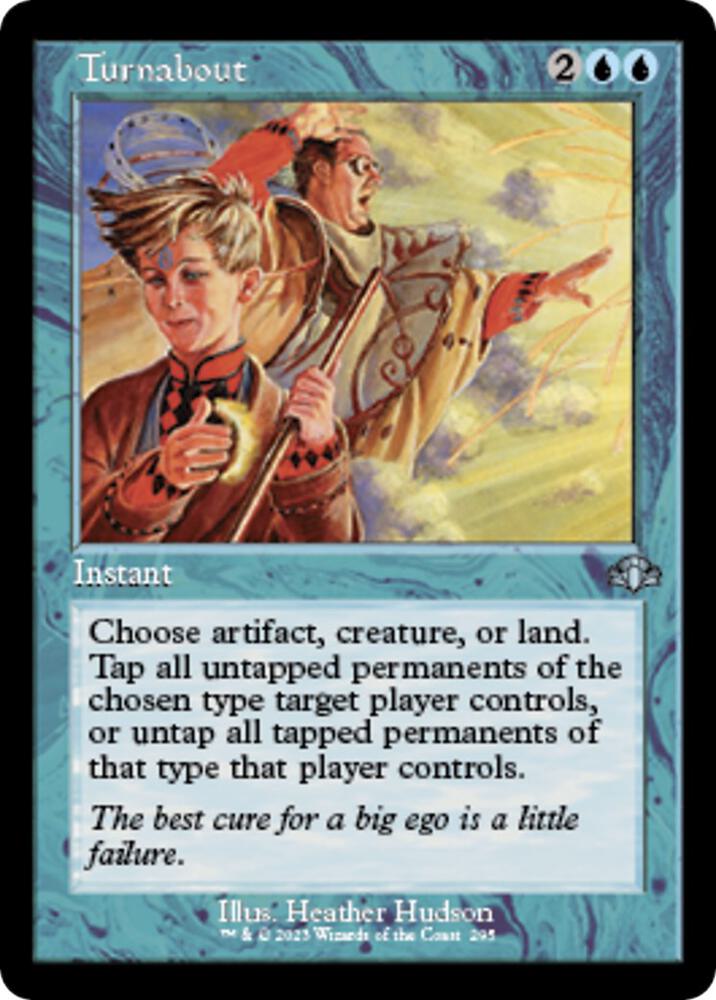 Turnabout (Retro Frame) [Dominaria Remastered] 295
