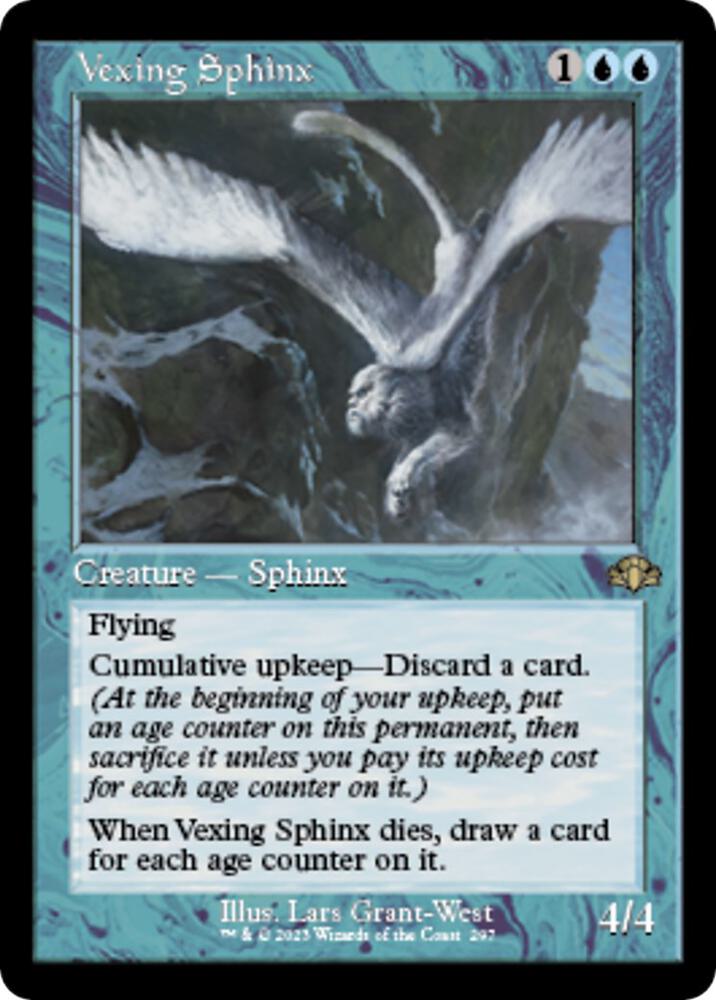 Vexing Sphinx (Retro Frame) [Dominaria Remastered] 297