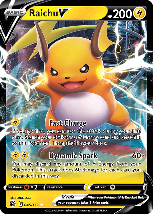 Raichu V - 45/172 Brilliant Stars