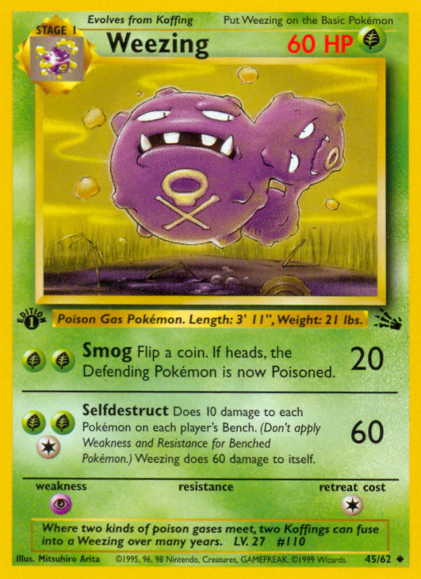 Weezing - 45/62 Fossil