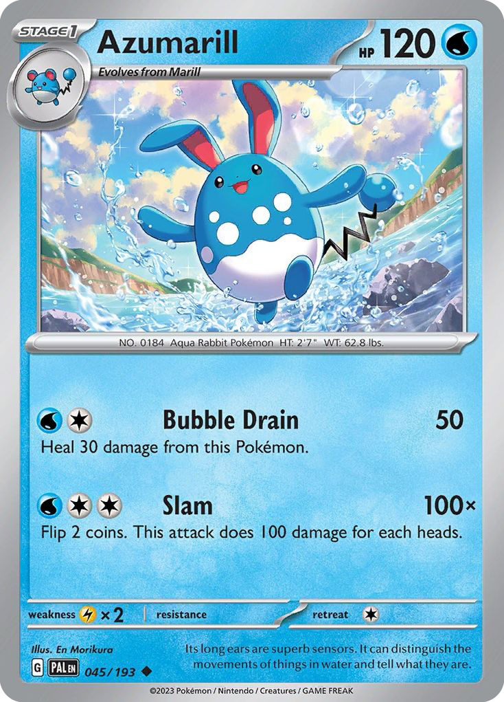 Azumarill - 45/193 Paldea Evolved